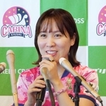 　移籍した九州でのチーム開幕戦を控え、意気込みを語る卓球女子の平野美宇＝３１日、福岡市