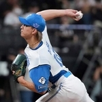　ロッテ戦に先発した日本ハム・達＝エスコンフィールド