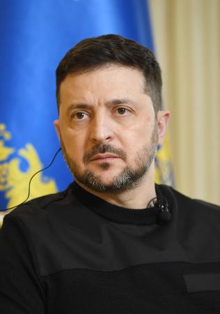　ウクライナのゼレンスキー大統領
