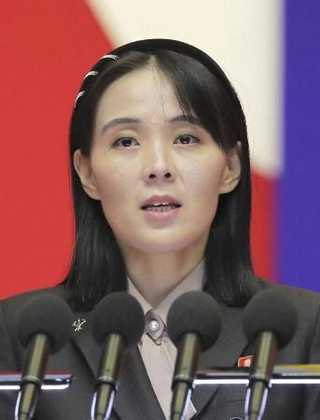 　北朝鮮の金与正朝鮮労働党総務部長（朝鮮通信＝共同）