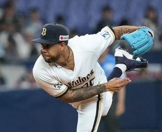 　楽天戦に先発したオリックスのエスピノーザ＝京セラドーム