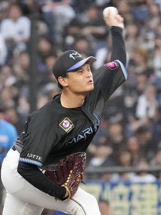 　西武戦に先発したロッテ・毛利＝ＺＯＺＯマリン