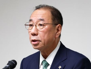 　検事総長に就任し記者会見する川原隆司氏＝１２日午後、東京・霞が関