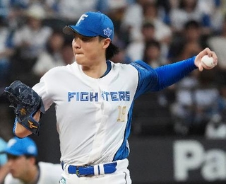 　西武戦に先発した日本ハム・山崎＝エスコンフィールド