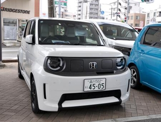 　ホンダの小型ＥＶ「スーパーワン」＝７月、東京都大田区