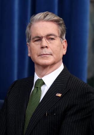 　ベセント米財務長官（ゲッティ＝共同）