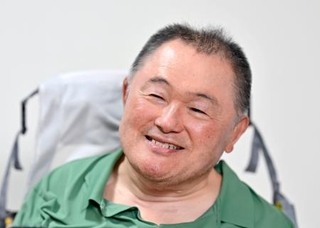 　インタビューに応じるＪＯＣ前会長の山下泰裕氏