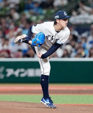 　楽天戦に先発した西武・隅田＝ベルーナドーム