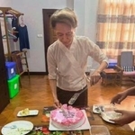 　ミャンマー親軍政権が３日に公表したアウンサンスーチー氏の近影とみられる画像（共同）