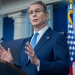 　ベセント米財務長官＝５月２８日、ワシントン（ゲッティ＝共同）