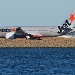 　ジェットスターの機体＝７月、シドニー（ＡＰ＝共同）