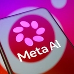 　メタの対話型生成ＡＩ「メタＡＩ」のロゴ