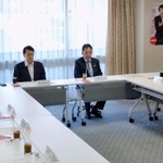 　世耕弘成衆院議員の復党を巡り開かれた自民党の党紀委員会＝６日午後、東京・永田町の党本部