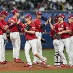 　オリックスに勝利した楽天ナイン＝京セラドーム