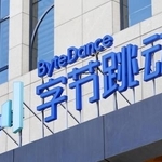 　中国テクノロジー大手、字節跳動（バイトダンス）のロゴ＝北京（共同）