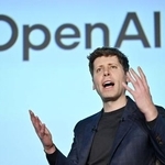 企業向けイベントに登壇した米オープンＡＩのサム・アルトマンＣＥＯ＝２０２５年２月、東京都内