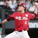 　日本ハム戦に先発し、８回無失点で５勝目を挙げた楽天・早川＝エスコンフィールド