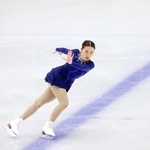 　ジュニア女子ショートプログラムで演技する金沢純禾＝木下カンセーアイスアリーナ