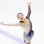 　女子ＳＰ　演技する島田麻央＝木下カンセーアイスアリーナ