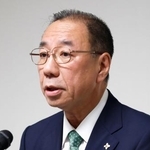 　検事総長に就任し記者会見する川原隆司氏＝１２日午後、東京・霞が関