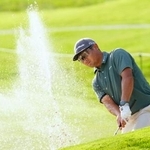 　第１ラウンド、１アンダーで２６位の久常涼＝ＴＰＣサウスウインド（共同）