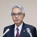 　東京高検検事長に就任し、記者会見する松本裕氏＝１７日午後、東京・霞が関