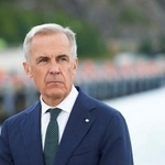 　カナダのカーニー首相＝１７日、カナダ東部セントジョンズ（ロイター＝共同）
