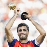 　ワールドカップ（Ｗ杯）北中米３カ国大会で最優秀選手に選ばれたスペインのロドリ＝７月、ニューヨーク（共同）