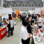 　「アグリフードＥＸＰＯ東京」の会場＝１９日午後、東京都江東区