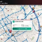　熊本地震の被災地で、被害の少ない道路を分かるようにした地図「いたわりルートマップ」