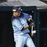 　１１回西武２死、代打中村剛が左越えに満塁本塁打を放つ＝楽天モバイルパーク