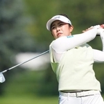 　ゴルフのＣＰＫＣ女子オープンで米ツアー４勝目を挙げた山下美夢有＝２３日、カナダ・エドモントンのロイヤル・メイフェアＧＣ（共同）