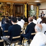 　遺族会が開いた慰霊祭＝２２日、北海道留萌市
