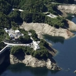 　貯水率が低下している高知県の早明浦ダム＝１９日