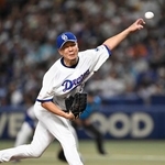 　７回１失点で９勝目を挙げた中日・大野＝バンテリンドーム