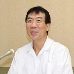 　福岡市長選への立候補を表明した渡辺久也氏＝２６日午前、福岡市