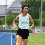　練習する陸上女子の田中希実＝愛知県刈谷市
