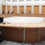 　香川県庁で開かれた渇水対策本部会議＝２７日