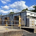 　熊本県氷川町に完成した応急仮設住宅（熊本県提供）