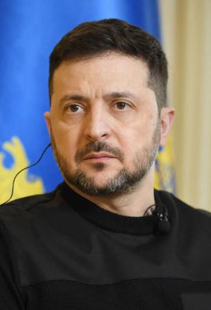 　ウクライナのゼレンスキー大統領