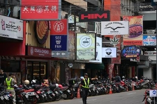 　タイの首都バンコク中心部の日本食店が並ぶエリア