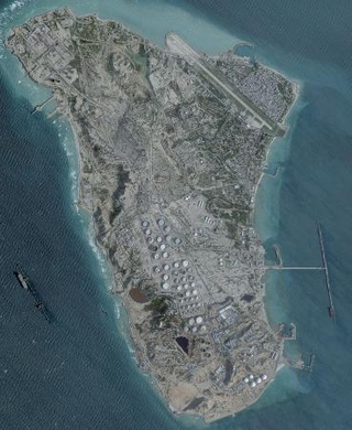 　イラン・カーグ島（Ｐｌａｎｅｔ　Ｌａｂｓ　ＰＢＣ提供、ロイター＝共同）