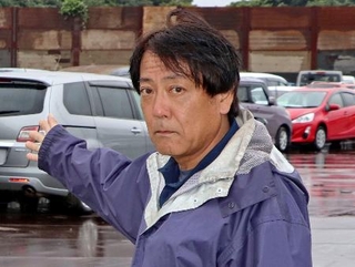 　ＮＧＰ日本自動車リサイクル事業協同組合南関東支部の金子治樹理事＝１１日、千葉県市原市