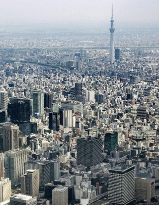 　東京都心のビル群