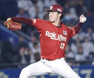 　ロッテ戦に先発した楽天・古謝＝ＺＯＺＯマリン