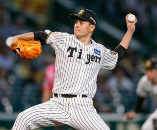 　広島戦に先発した阪神・大竹＝甲子園