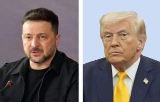　ウクライナのゼレンスキー大統領、トランプ米大統領