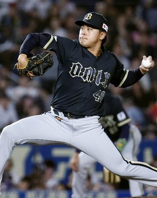 　ロッテ戦に先発したオリックス・東松＝ＺＯＺＯマリン