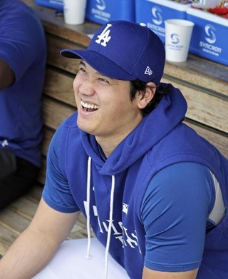 　ドジャースの大谷翔平