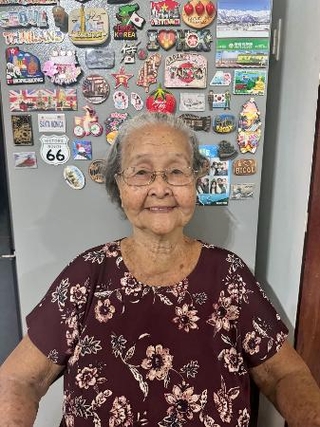 　賀数アデライダさん（フィリピン日系人リーガルサポートセンター提供）